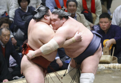 Terunofuji maîtrise Takanosho