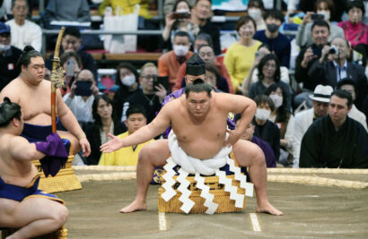 Le dohyô-iri du yokozuna Hoshoryu