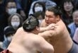 J7 – Le yokozuna Hoshoryu bat Takanosho et améliore son score à 5 victoires